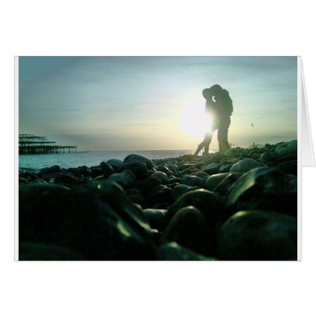 Cartão Sunset Kiss (Frente Horizontal)