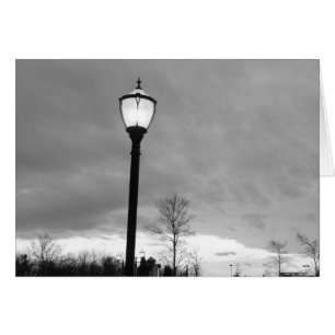 Cartão Sunset & Light / Noir, placa