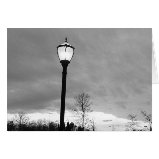 Cartão Sunset & Light / Noir, placa (Frente Horizontal)