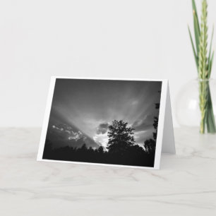 Cartão Sunset / Noir, placa