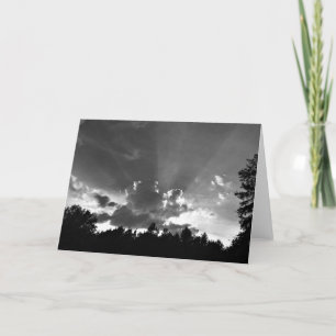 Cartão Sunset / Noir, placa