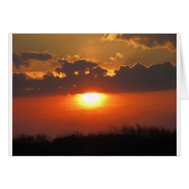 Cartão Sunset of Life (Frente Horizontal)