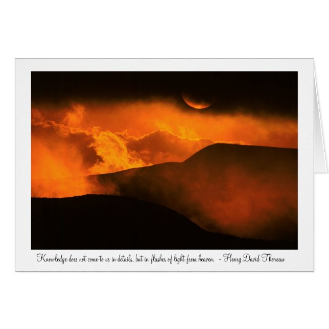 Cartão Sunset Over Quito, Equador (Frente Horizontal)