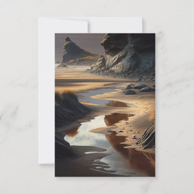 Cartão Sunset Shore (Frente)