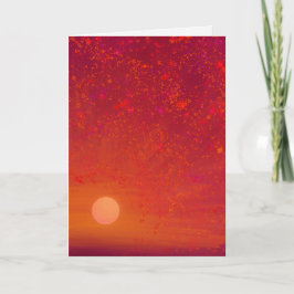 Cartão Sunset Soul Greeting Card