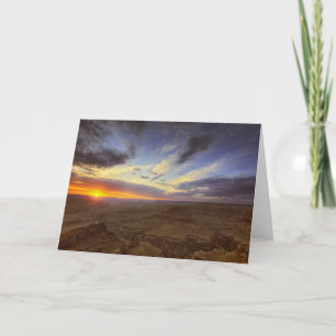 Cartão Sunset, south rim of the Grand Canyon, Grand