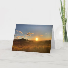 Cartão sunset sympathy card