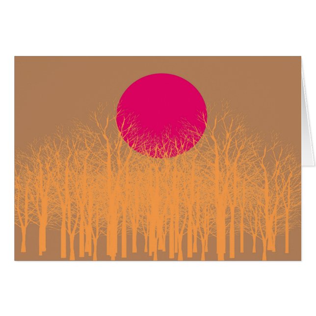 Cartão Sunset Vintage 2 (Frente Horizontal)