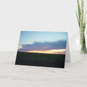 Cartão Sunset With Cloud Bridge Card