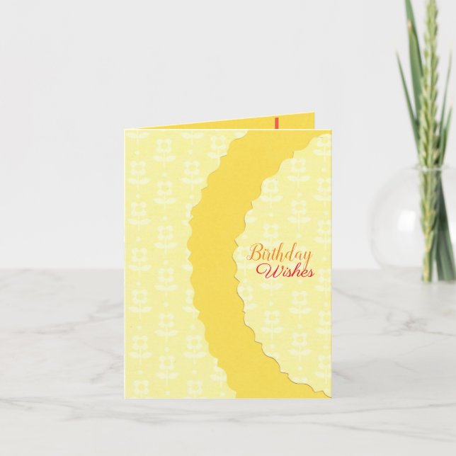 Cartão Sunshine Birthday (Frente)