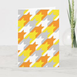 Cartão Sunshine Houndstooth