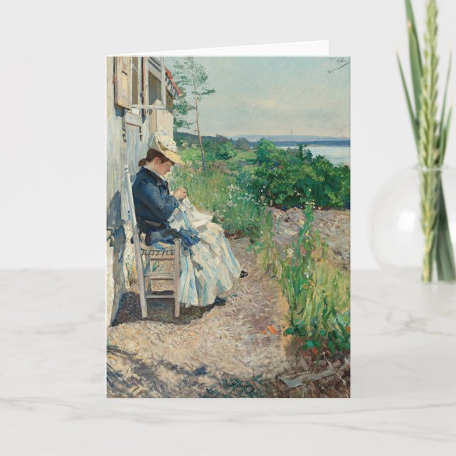 Cartão Sunshine, Kalvøya | Eilif Peterssen (Frente)