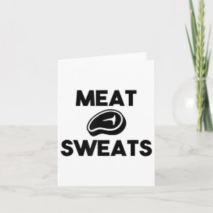 Cartão Suores De Carne Para Carne De Chef Churrasco De Fu