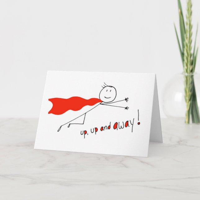 Cartão Super Birthday Boy (Frente)