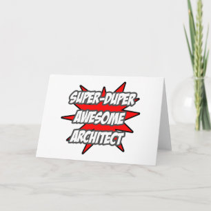 Cartão Super Duper Awesome Architect