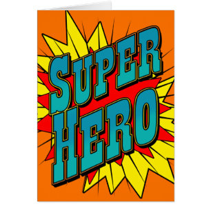 Cartão Super-herói