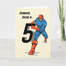 Super-herói do aniversário do neto 5o
