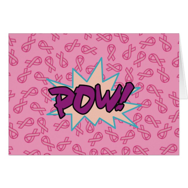 Cartão Super Herói do Cancer Breve (Frente Horizontal)