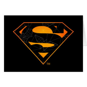 Cartão Super-Homem  Logotipo inspirado no Halloween