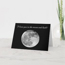 Cartão Super Lua com Passagem de Avião/Personalizável!