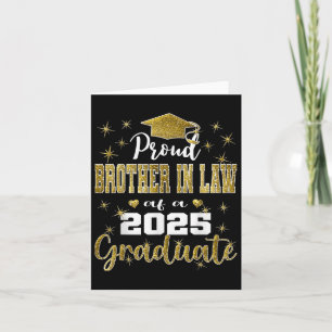 Cartão Super Orgulho Irmão Na Lei Do Formando Gradua De 2