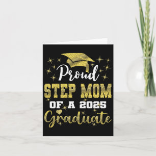 Cartão Super Orgulhosa Mãe Da Graduação Do Formando F De