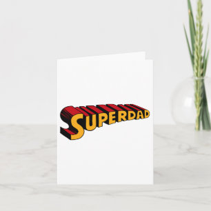 Cartão Super Pai Superdad Divertido Super-herói Pai