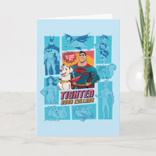 Cartão Super-Pets & Justice League - Aperte seus colares