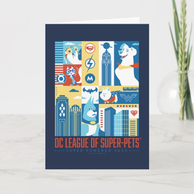 Cartão Super Powered Pack Art Deco Metropolis (Frente)