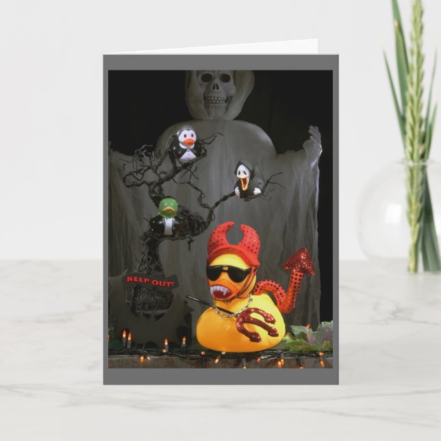 Cartão Superdetetive Davey Ducky (Frente)