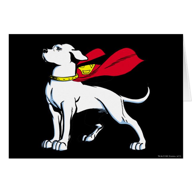 Cartão Superdog Krypto (Frente Horizontal)