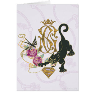 Cartão Supergirl Black Panther