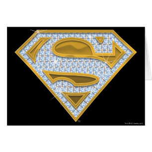 Cartão Supergirl Blue Jewels