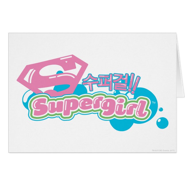 Cartão Supergirl J-Pop 3 (Frente Horizontal)