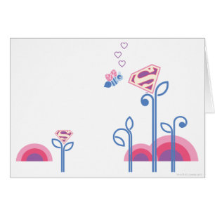 Cartão Supergirl Love Bee