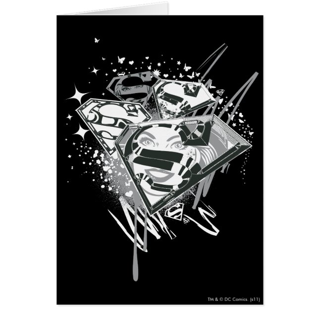 Cartão Supergirl Mantenha-o fresco 1 (Frente)