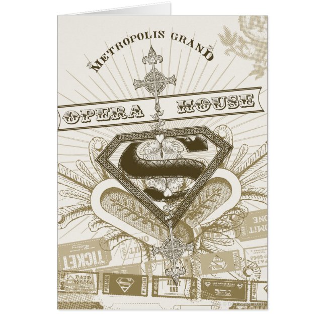 Cartão Supergirl Opera House (Frente)