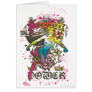 Cartão Supergirl Power