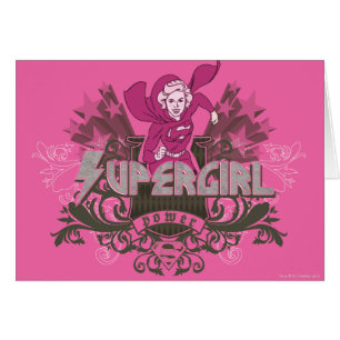 Cartão Supergirl Power 2