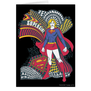 Cartão Supergirl Random World 1