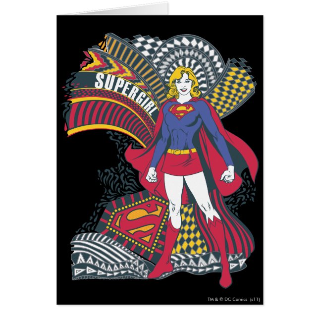 Cartão Supergirl Random World 1 (Frente)