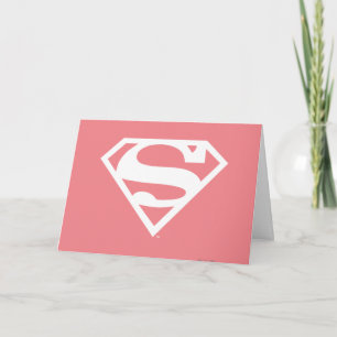 Cartão Supergirl Solid S-Shield