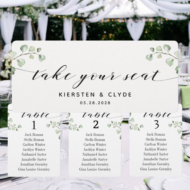 Cartão Superior de Caligrafia Preta com Verdura 'O (Criador carregado)