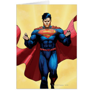 Cartão Superman Flying