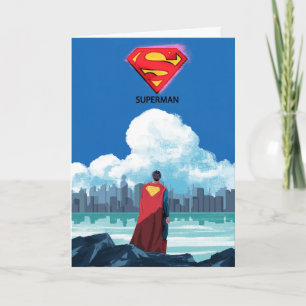 Cartão Superman Homem de Aço Dia dos Pais