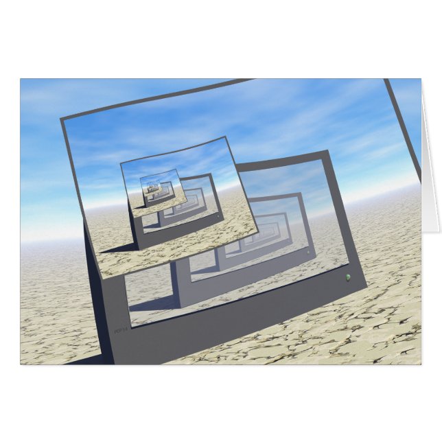 Cartão Supermonitores Infinitos (Frente Horizontal)