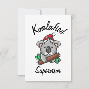 Cartão Supervisor Koalafied