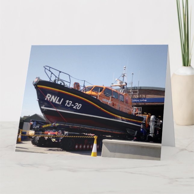 Cartão Suportar o RNLI (Frente)