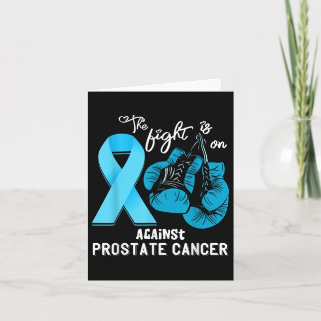 Cartão Suporte ao Prostate Cancer Warrior Prostate (Frente)