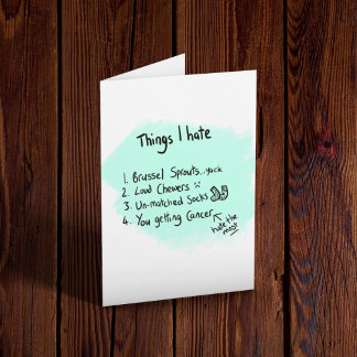 Cartão Suporte e incentivo ao cancer